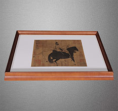 广安书画装裱配框服务案例